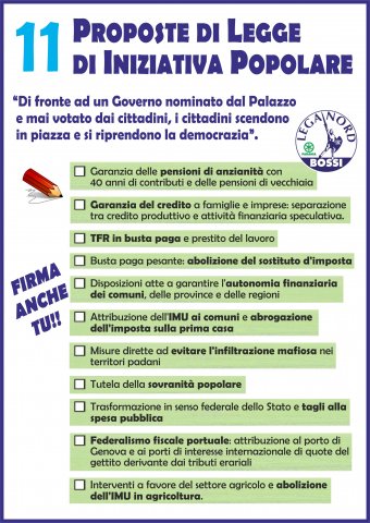 I Manifesti Lega Nord - 2012